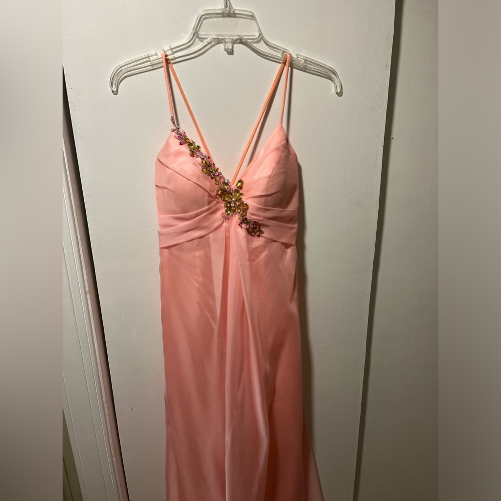 pink prom dress